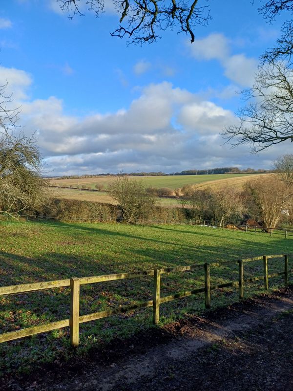 Looking North East from Leckhampstead